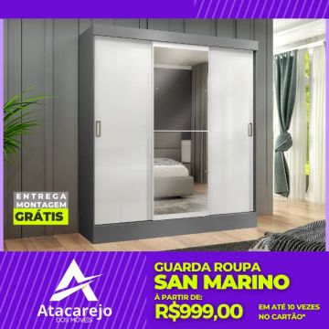 Guarda Roupa Casal Entrega e Montagem Grátis 