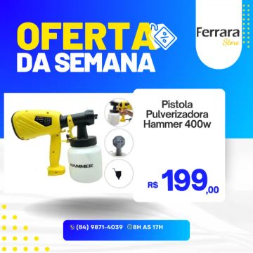 Pulverizador Hammer Pistola Pp-4000 Potencia 400w