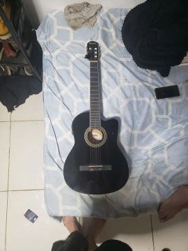 Violão Acústico elétrico - Preto