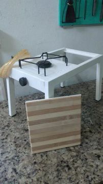 Fogão de acampamento portátil
