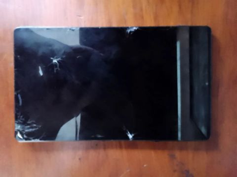 Tablet Samsung com tela quebrada