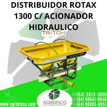 Distribuidor de Calcário - Adubo - Semente TRITON 1300 hidráulico 