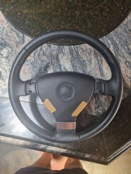 Volante Polo Gt Com Couro Original S/Airbag