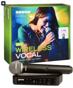 Microfone Sem Fio Shure - Wireless Vocal