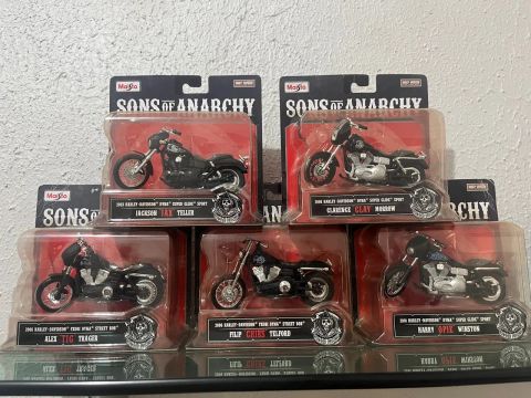 Coleção de Motos Sons of Anarchy - Maisto