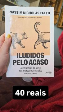 Livro Iludidos Pelo Acaso - Nassim Nicholas Taleb