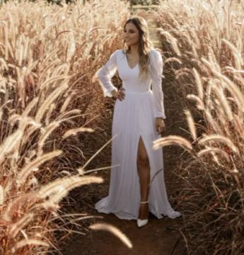 Vestido ideal para casamento civil