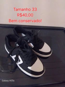 Tênis Infantil Tamanho 33 - R$40,00