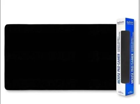 Mousepad Gamer Extbom - Preto - Novo