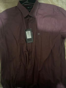 Camiseta Social Opthy - Vermelha - Tamanho 2, Nova.