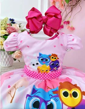 Vestido Infantil - Balofofos tamanho 4 