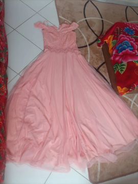 Vestido Rosa de Festa