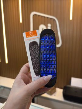 Teclado Inteligente sem fio para Smart TV Recarregavel