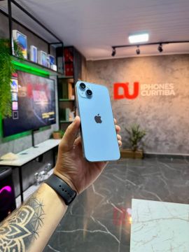 iPhone 14 Plus 128GB Azul - Garantia Apple até setembro 2025