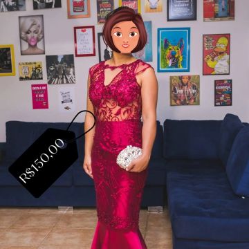 Vendo vestido de Festa - P E R F E I T O