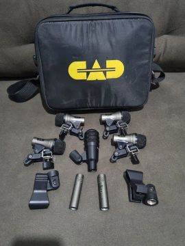 Kit de microfone Bateria Cad 7 peças