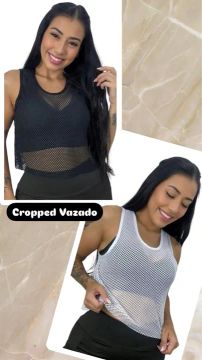 Cropped Vazado - Top Feminino