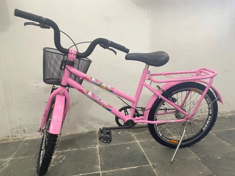 Bicicleta Infantil Rosa - Unicórnio
