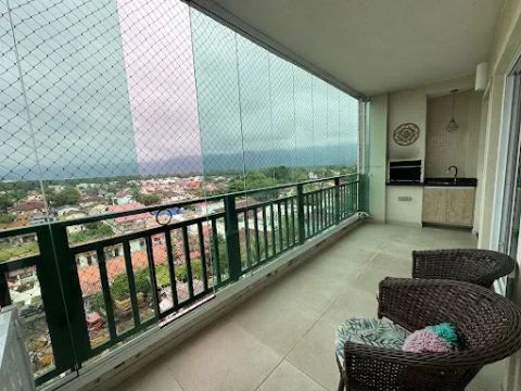Cobertura com 3 dormitórios para alugar, 198 m² por R$ 6.543,00/mês - Maitinga - Bertioga/