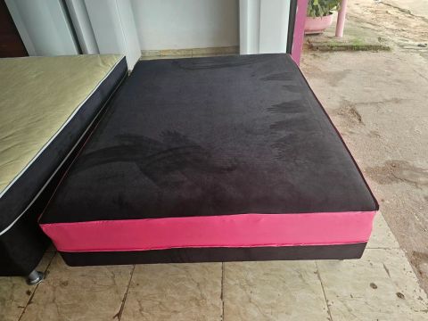 Cama unibox nova casal de mola 