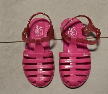 Sandália da Barbie Infantil Rosa - Grandene - Tamanho 26/27