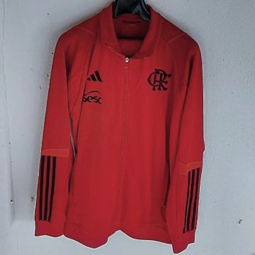 Jaqueta Adidas Flamengo Vermelha com calça 