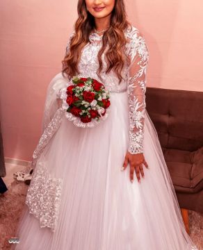 Vestido de noiva branco 