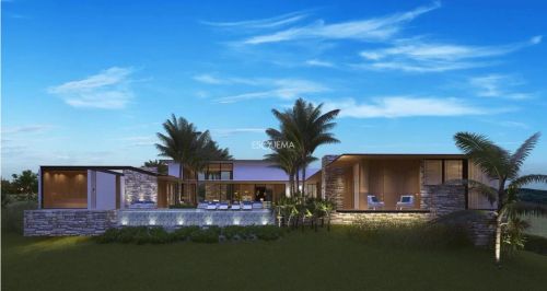 Casa recém construída com projeto moderno