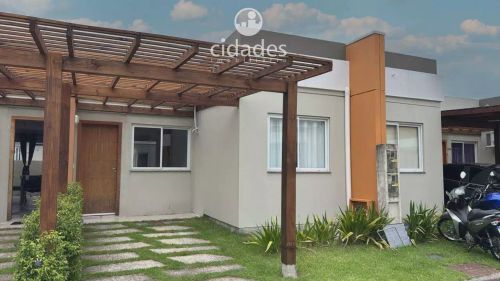 Aluguel de casa mobiliada na Grande Florianópolis em condomínio, 2 dormitórios