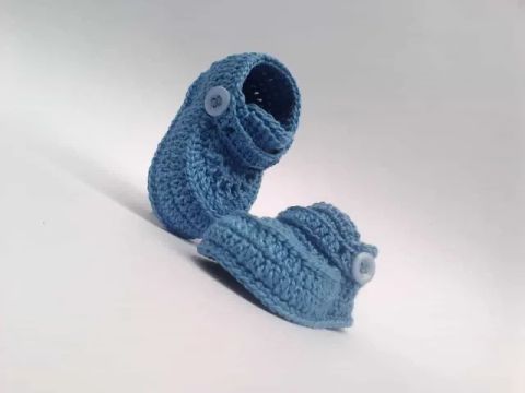 sapatinho de croche