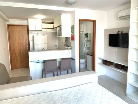 Promoção: Flat mobiliado para aluguel em Boa Viagem com 1 quarto, edf:Golden Home Shopping
