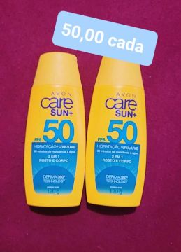 Protetor Solar Avon Care Sun FPS 50 - 120g - 2 unidades