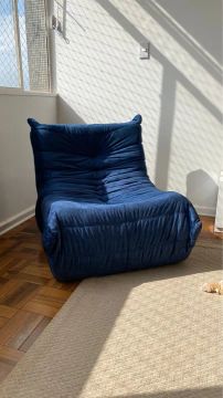 Poltrona/Sofá Togo Azul