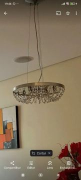 Lustre de Cristal Moderno