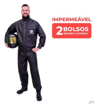Capa de chuva para Motociclista NOVO