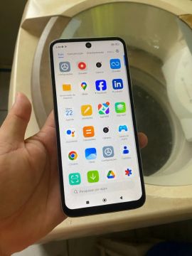 Redmi 10 prime bem conservado funcionando tudo 