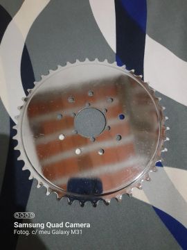 Coroa 44 dentes para bicicleta motorizada 