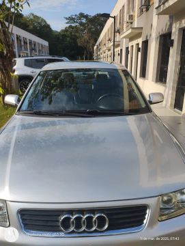 Audi a3 1,8 turbo, automático cor prata 2006 