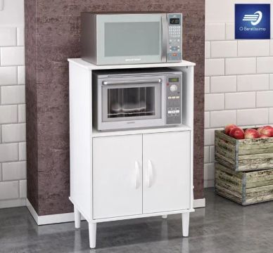 Balcão para Forno e Micro-ondas com 2 Portas