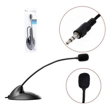Microfone de Mesa Multimídia para PC Knup KP-903<br><br>