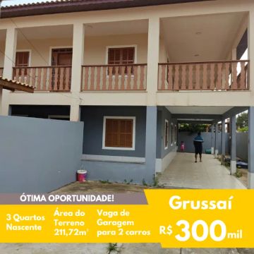 FIT - Casa Grussaí - 3 Quartos - Área do Terreno 211,72m²