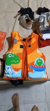 Colete salva-vidas infantil - Dino e Alien