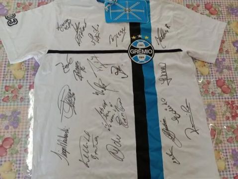 Camisa Grêmio AUTOGRAFADA