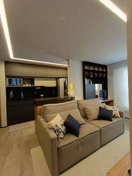 Apartamento MODERNO para ALUGAR todo MOBILIADO no JARDIM AQUARIUS, com 1 dormitório, 51 m²