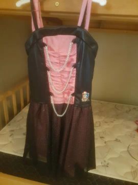 Vestido Infantil Menina Fantasia Monster Righ