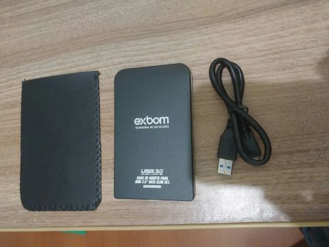 HD externo 500 GB é 1Tb Novo, serve também para PS3, Xbox, Ler Descrição