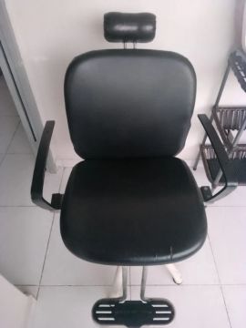 Cadeira de Barbeiro - Preta