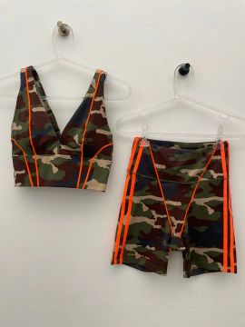 Conjunto Adidas Ivy Park Camuflada - Tamanho XS