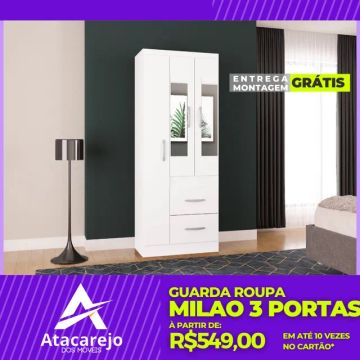 Guarda Roupa Solteiro Entrega e Monta Grátis