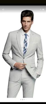 Kit Terno Masculino Cinza Claro